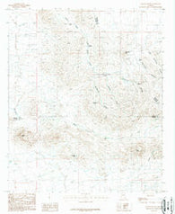 Orange Butte Arizona Historical topographic map, 1:24000 scale, 7.5 X 7.5 Minute, Year 1987