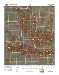 Orange Butte Arizona Historical topographic map, 1:24000 scale, 7.5 X 7.5 Minute, Year 2011