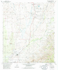 Oro Valley Arizona Historical topographic map, 1:24000 scale, 7.5 X 7.5 Minute, Year 1981