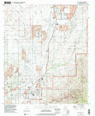 Oro Valley Arizona Historical topographic map, 1:24000 scale, 7.5 X 7.5 Minute, Year 1996