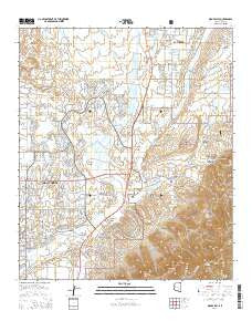 Oro Valley Arizona Current topographic map, 1:24000 scale, 7.5 X 7.5 Minute, Year 2014