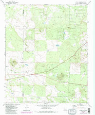 Ortega Mountain Arizona Historical topographic map, 1:24000 scale, 7.5 X 7.5 Minute, Year 1971