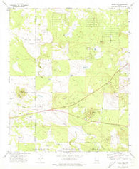 Ortega Mtn Arizona Historical topographic map, 1:24000 scale, 7.5 X 7.5 Minute, Year 1971