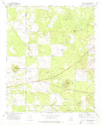 Ortega Mtn Arizona Historical topographic map, 1:24000 scale, 7.5 X 7.5 Minute, Year 1971