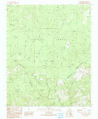 Outlaw Draw Arizona Historical topographic map, 1:24000 scale, 7.5 X 7.5 Minute, Year 1990