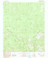 Outlaw Draw Arizona Historical topographic map, 1:24000 scale, 7.5 X 7.5 Minute, Year 1990