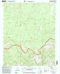Outlaw Draw Arizona Historical topographic map, 1:24000 scale, 7.5 X 7.5 Minute, Year 1998