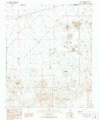 Outlaw Hill Arizona Historical topographic map, 1:24000 scale, 7.5 X 7.5 Minute, Year 1990