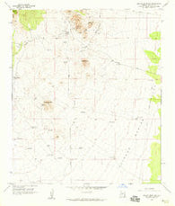 Outlaw Mountain Arizona Historical topographic map, 1:24000 scale, 7.5 X 7.5 Minute, Year 1958