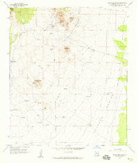 Outlaw Mountain Arizona Historical topographic map, 1:24000 scale, 7.5 X 7.5 Minute, Year 1958