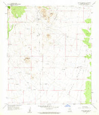 Outlaw Mountain Arizona Historical topographic map, 1:24000 scale, 7.5 X 7.5 Minute, Year 1958