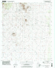 Outlaw Mountain Arizona Historical topographic map, 1:24000 scale, 7.5 X 7.5 Minute, Year 1996