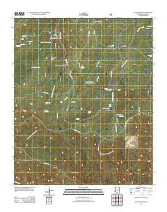 Outlaw Draw Arizona Historical topographic map, 1:24000 scale, 7.5 X 7.5 Minute, Year 2011