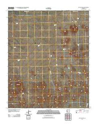 Outlaw Hill Arizona Historical topographic map, 1:24000 scale, 7.5 X 7.5 Minute, Year 2011