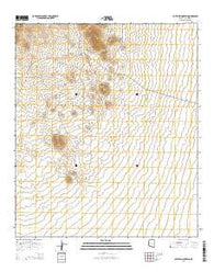 Outlaw Mountain Arizona Current topographic map, 1:24000 scale, 7.5 X 7.5 Minute, Year 2014