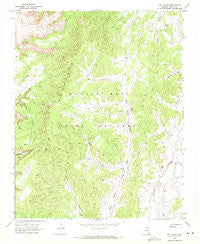 Owl Valley Arizona Historical topographic map, 1:24000 scale, 7.5 X 7.5 Minute, Year 1968