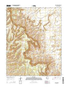Owl Spring Arizona Current topographic map, 1:24000 scale, 7.5 X 7.5 Minute, Year 2014