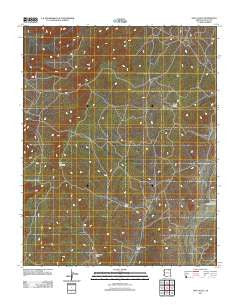 Owl Valley Arizona Historical topographic map, 1:24000 scale, 7.5 X 7.5 Minute, Year 2011