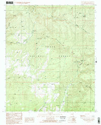 Oxbow Mountain Arizona Historical topographic map, 1:24000 scale, 7.5 X 7.5 Minute, Year 1990