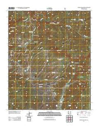 Oxbow Mountain Arizona Historical topographic map, 1:24000 scale, 7.5 X 7.5 Minute, Year 2011