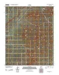 Padilla Mesa Arizona Historical topographic map, 1:24000 scale, 7.5 X 7.5 Minute, Year 2011