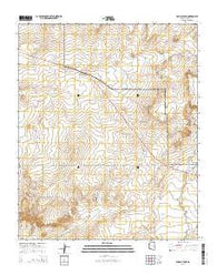 Padilla Tank Arizona Current topographic map, 1:24000 scale, 7.5 X 7.5 Minute, Year 2014