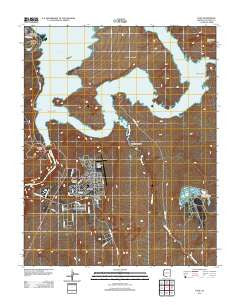 Page Arizona Historical topographic map, 1:24000 scale, 7.5 X 7.5 Minute, Year 2011