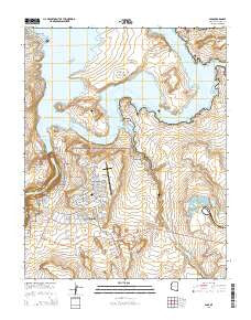 Page Arizona Current topographic map, 1:24000 scale, 7.5 X 7.5 Minute, Year 2014
