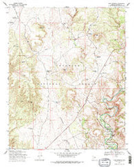Page Springs Arizona Historical topographic map, 1:24000 scale, 7.5 X 7.5 Minute, Year 1969