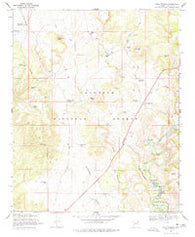 Page Springs Arizona Historical topographic map, 1:24000 scale, 7.5 X 7.5 Minute, Year 1969
