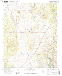Page Springs Arizona Historical topographic map, 1:24000 scale, 7.5 X 7.5 Minute, Year 1969