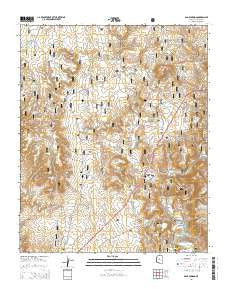 Page Springs Arizona Current topographic map, 1:24000 scale, 7.5 X 7.5 Minute, Year 2014