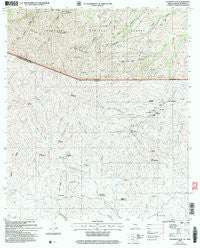 Pajarito Peak Arizona Historical topographic map, 1:24000 scale, 7.5 X 7.5 Minute, Year 2004