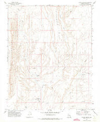 Pakoon Springs Arizona Historical topographic map, 1:24000 scale, 7.5 X 7.5 Minute, Year 1971