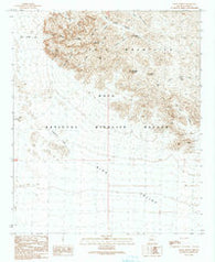 Palm Canyon Arizona Historical topographic map, 1:24000 scale, 7.5 X 7.5 Minute, Year 1990