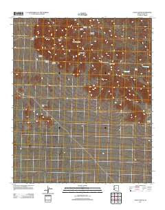 Palm Canyon Arizona Historical topographic map, 1:24000 scale, 7.5 X 7.5 Minute, Year 2011