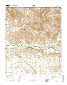 Palmerita Ranch Arizona Current topographic map, 1:24000 scale, 7.5 X 7.5 Minute, Year 2014
