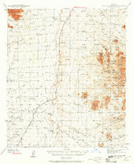 Palo Alto Ranch Arizona Historical topographic map, 1:62500 scale, 15 X 15 Minute, Year 1940