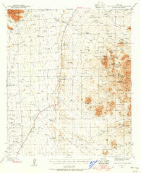 Palo Alto Ranch Arizona Historical topographic map, 1:62500 scale, 15 X 15 Minute, Year 1940