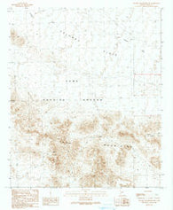 Palomas Mountains NW Arizona Historical topographic map, 1:24000 scale, 7.5 X 7.5 Minute, Year 1990