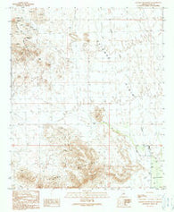 Palomas Mountains SE Arizona Historical topographic map, 1:24000 scale, 7.5 X 7.5 Minute, Year 1990