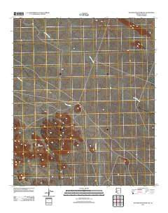 Palomas Mountains NE Arizona Historical topographic map, 1:24000 scale, 7.5 X 7.5 Minute, Year 2011