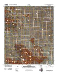 Palomas Mountains SE Arizona Historical topographic map, 1:24000 scale, 7.5 X 7.5 Minute, Year 2011