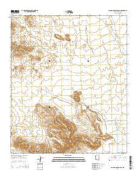 Palomas Mountains SE Arizona Current topographic map, 1:24000 scale, 7.5 X 7.5 Minute, Year 2014