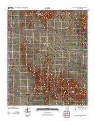Palomas Mountains SW Arizona Historical topographic map, 1:24000 scale, 7.5 X 7.5 Minute, Year 2011