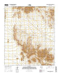 Palomas Mountains SW Arizona Current topographic map, 1:24000 scale, 7.5 X 7.5 Minute, Year 2014