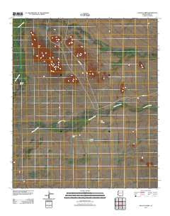 Papago Farms Arizona Historical topographic map, 1:24000 scale, 7.5 X 7.5 Minute, Year 2011