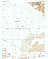 Paradise Canyon Arizona Historical topographic map, 1:24000 scale, 7.5 X 7.5 Minute, Year 1990