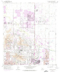 Paradise Valley Arizona Historical topographic map, 1:24000 scale, 7.5 X 7.5 Minute, Year 1965