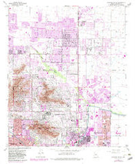 Paradise Valley Arizona Historical topographic map, 1:24000 scale, 7.5 X 7.5 Minute, Year 1965